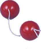 Oriental red duo balls